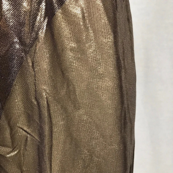 Zuliana Metallic Mesh Pants Size M/L Made in USA New With Tags - Picture 2 of 3